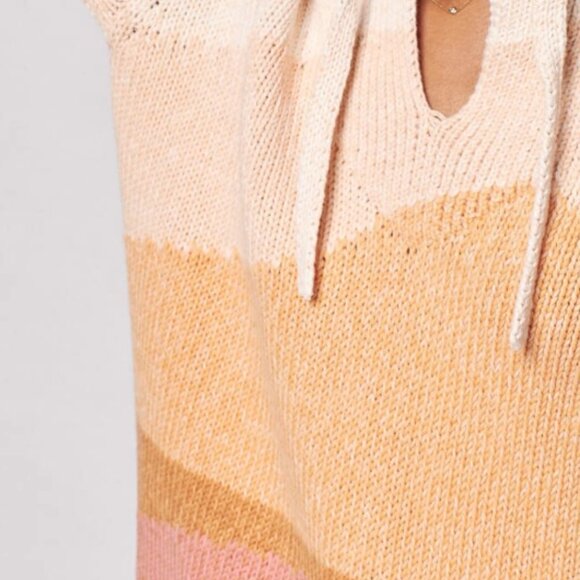 Beach Surf Sweater Hoodie - Marled Mountains -  Lg - Picture 5 of 11